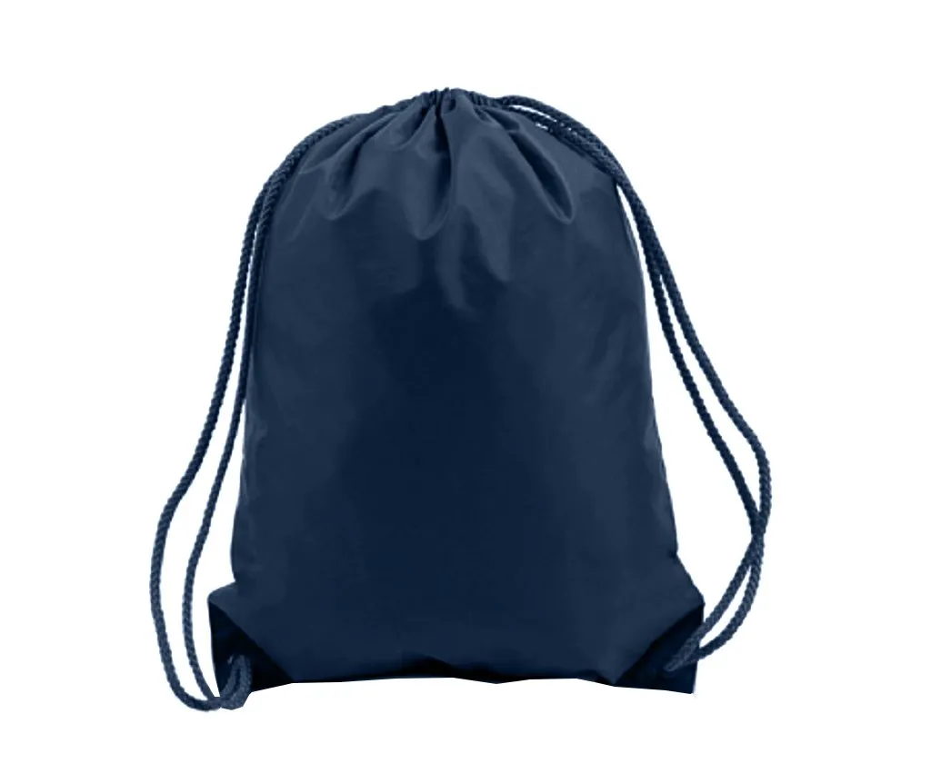 12 ct Drawstring Backpacks Sport Cinch Bags - MEDIUM - By Dozen