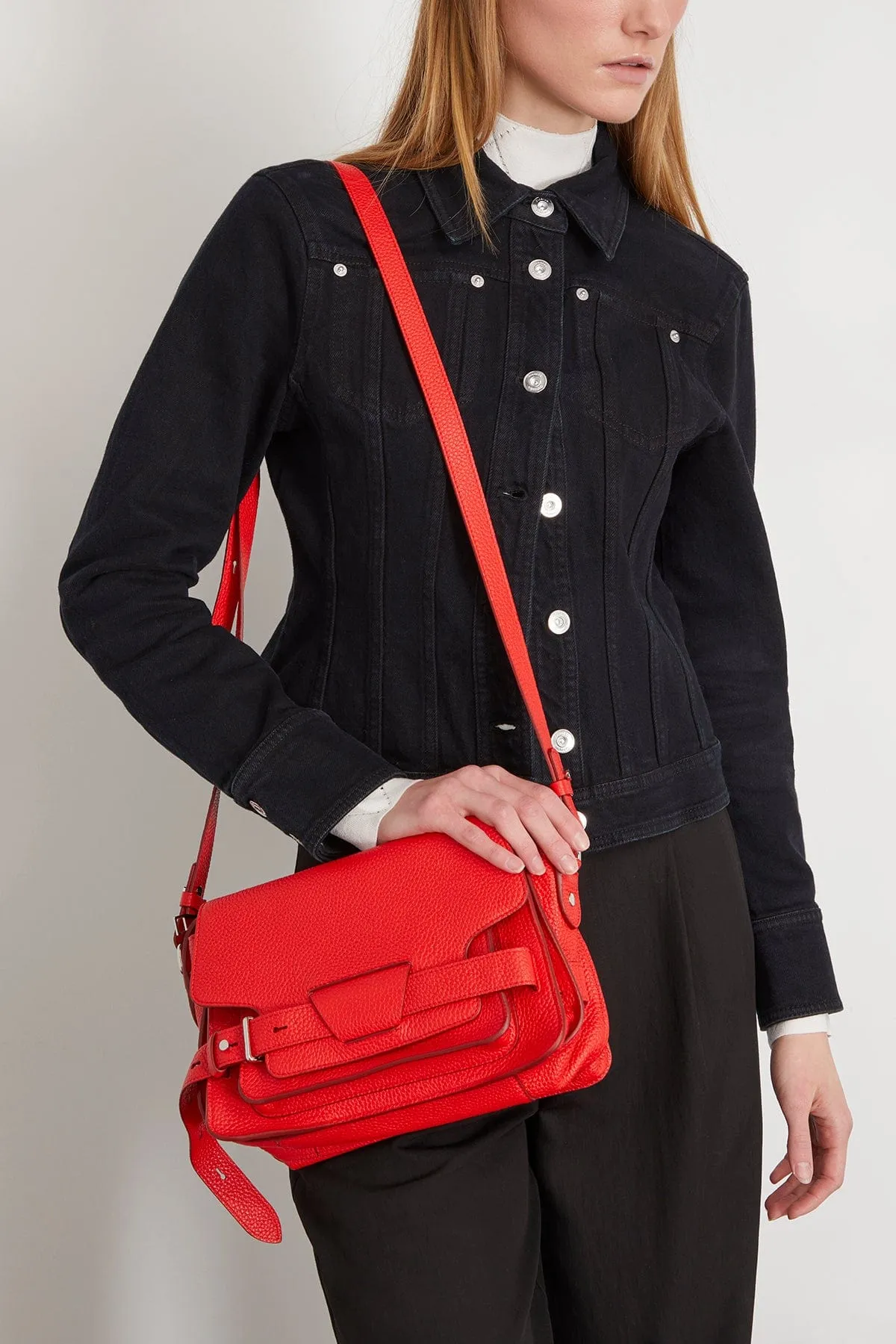 Beacon Saddle Bag in Rosso