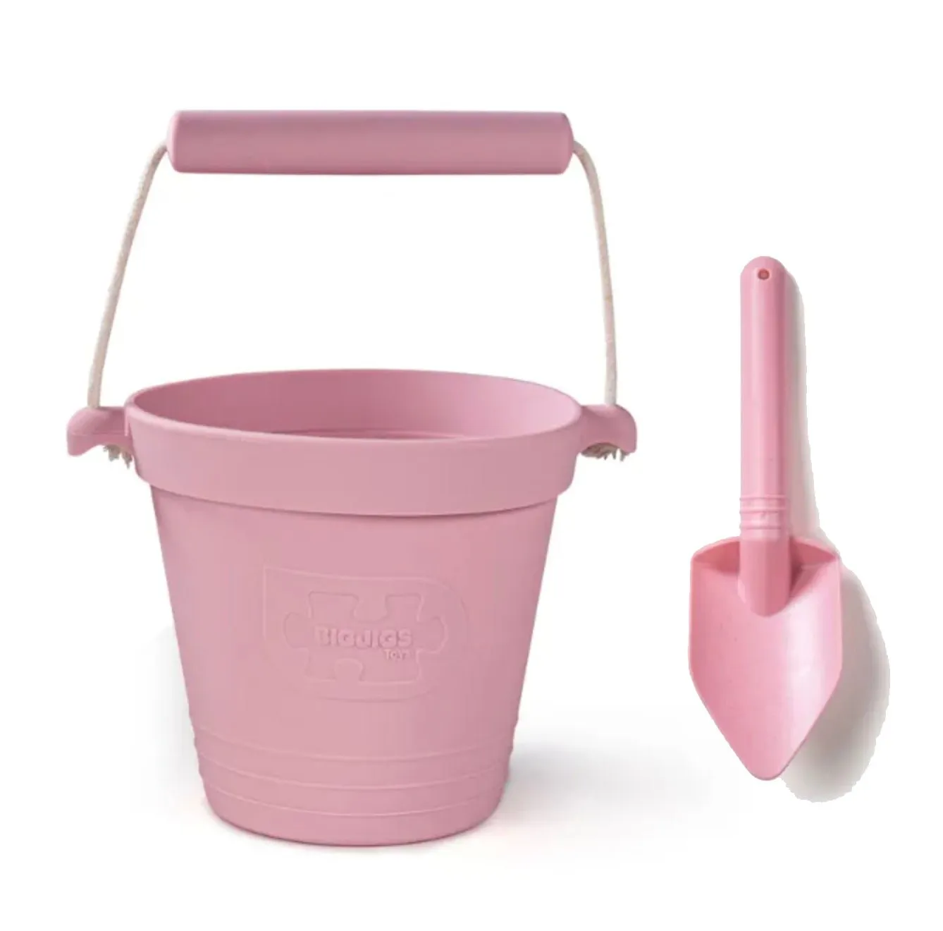 Bigjigs Pink Eco Bucket and Spade