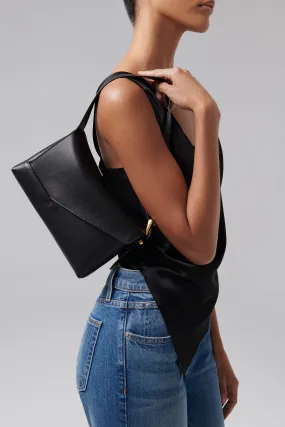 Black Oscar Baguette Shoulder Bag