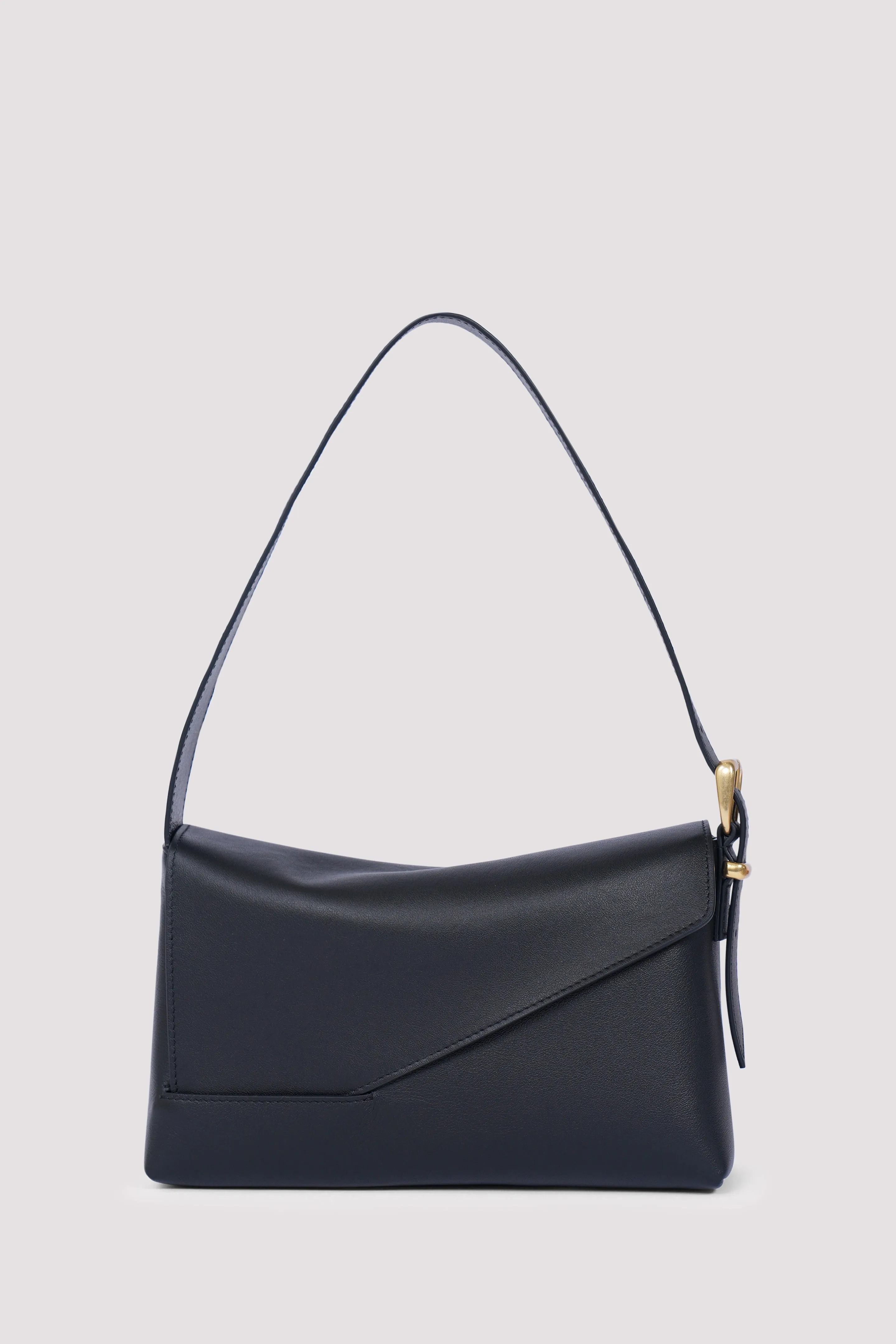 Black Oscar Baguette Shoulder Bag