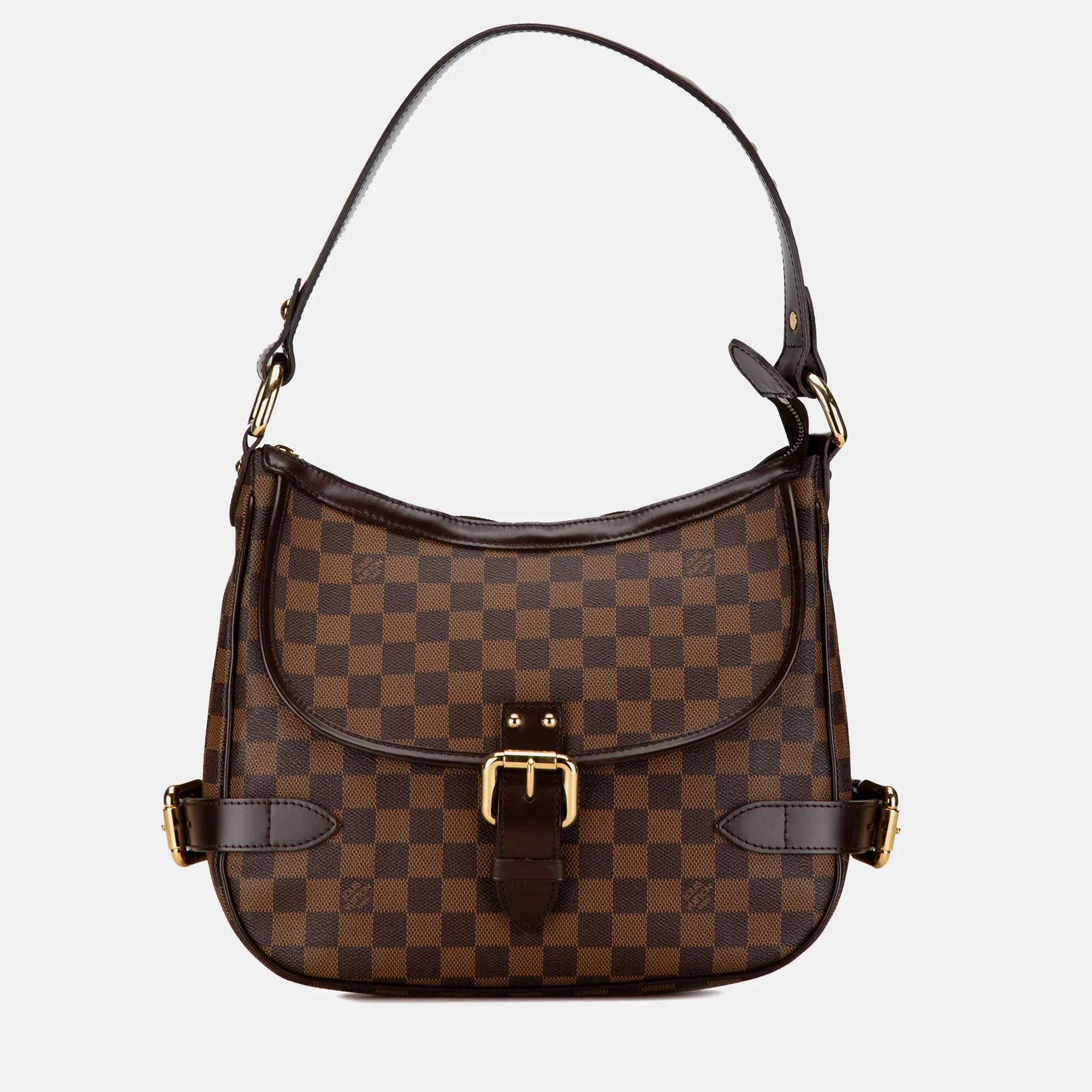 Brown Damier Ebene Canvas Highbury Hobo Bag