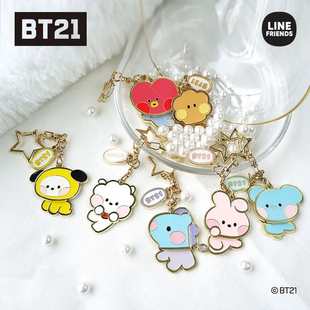 BT21 Minini Metal Yurayura Key Chain