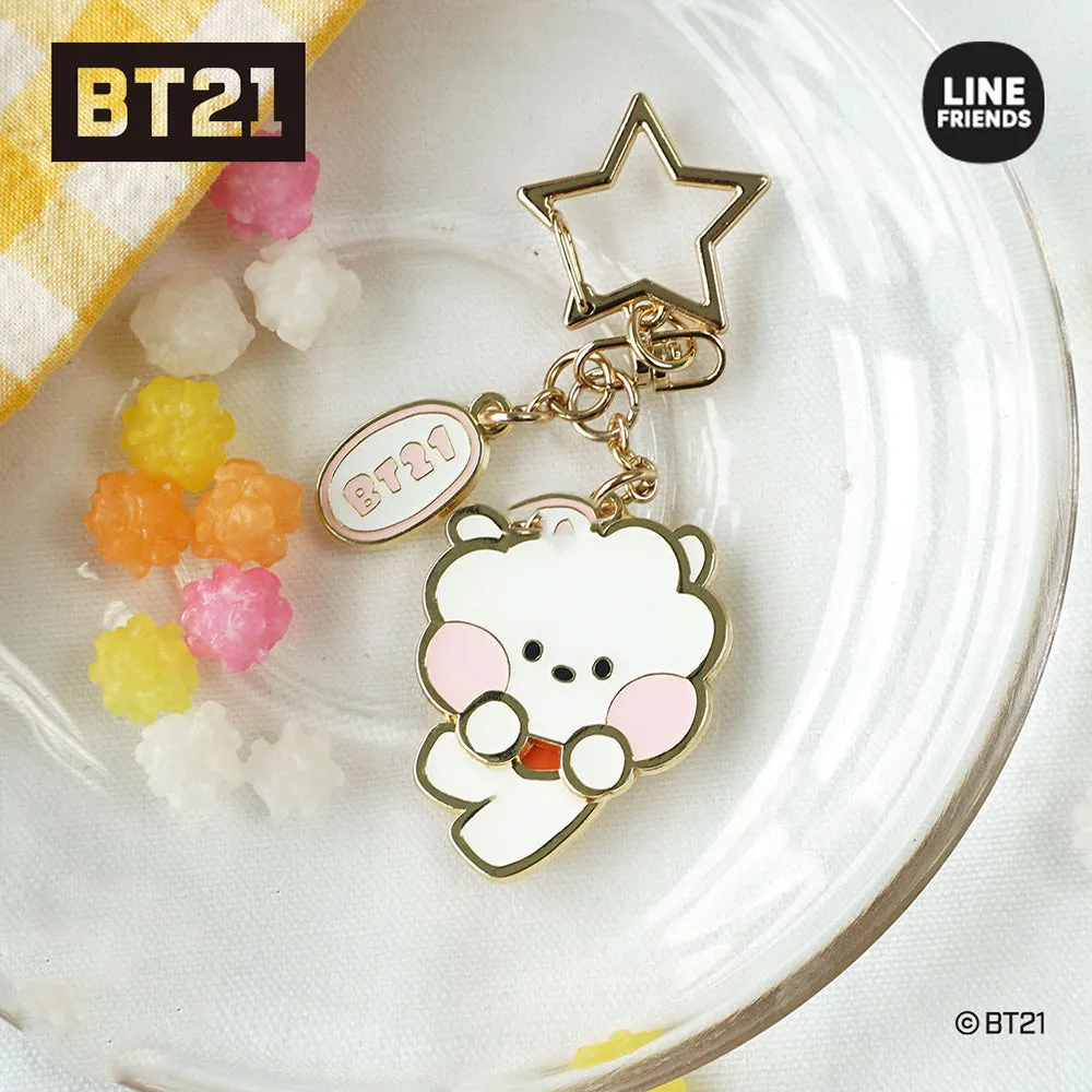 BT21 Minini Metal Yurayura Key Chain