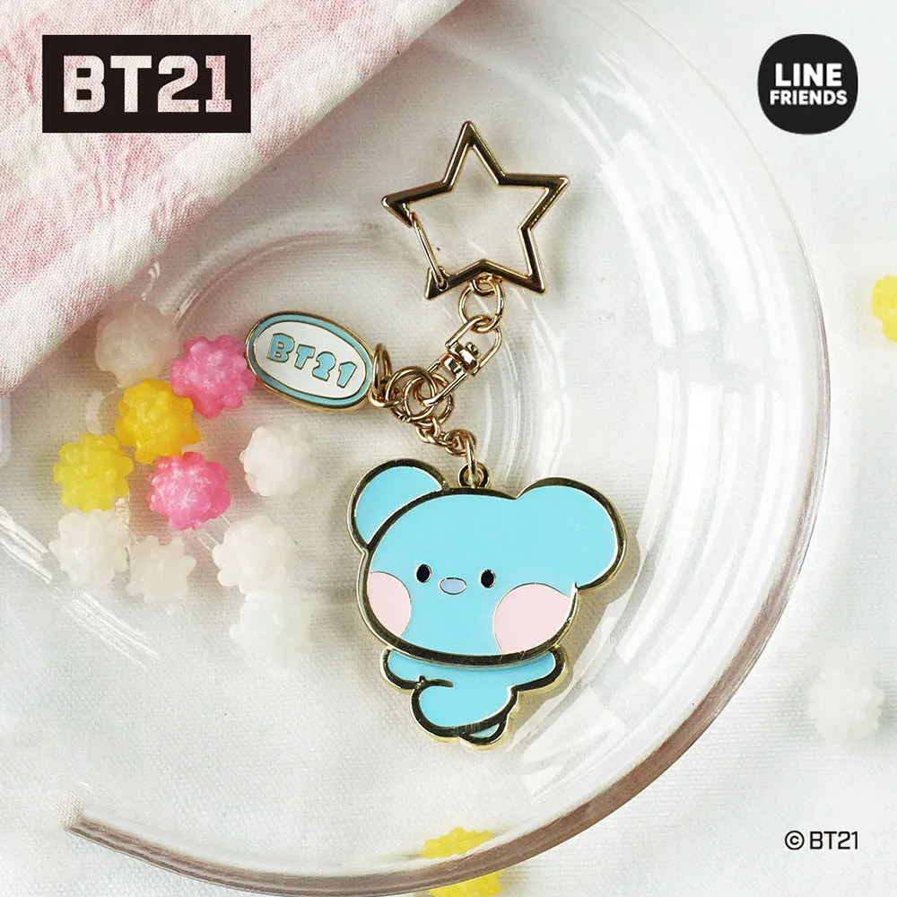 BT21 Minini Metal Yurayura Key Chain