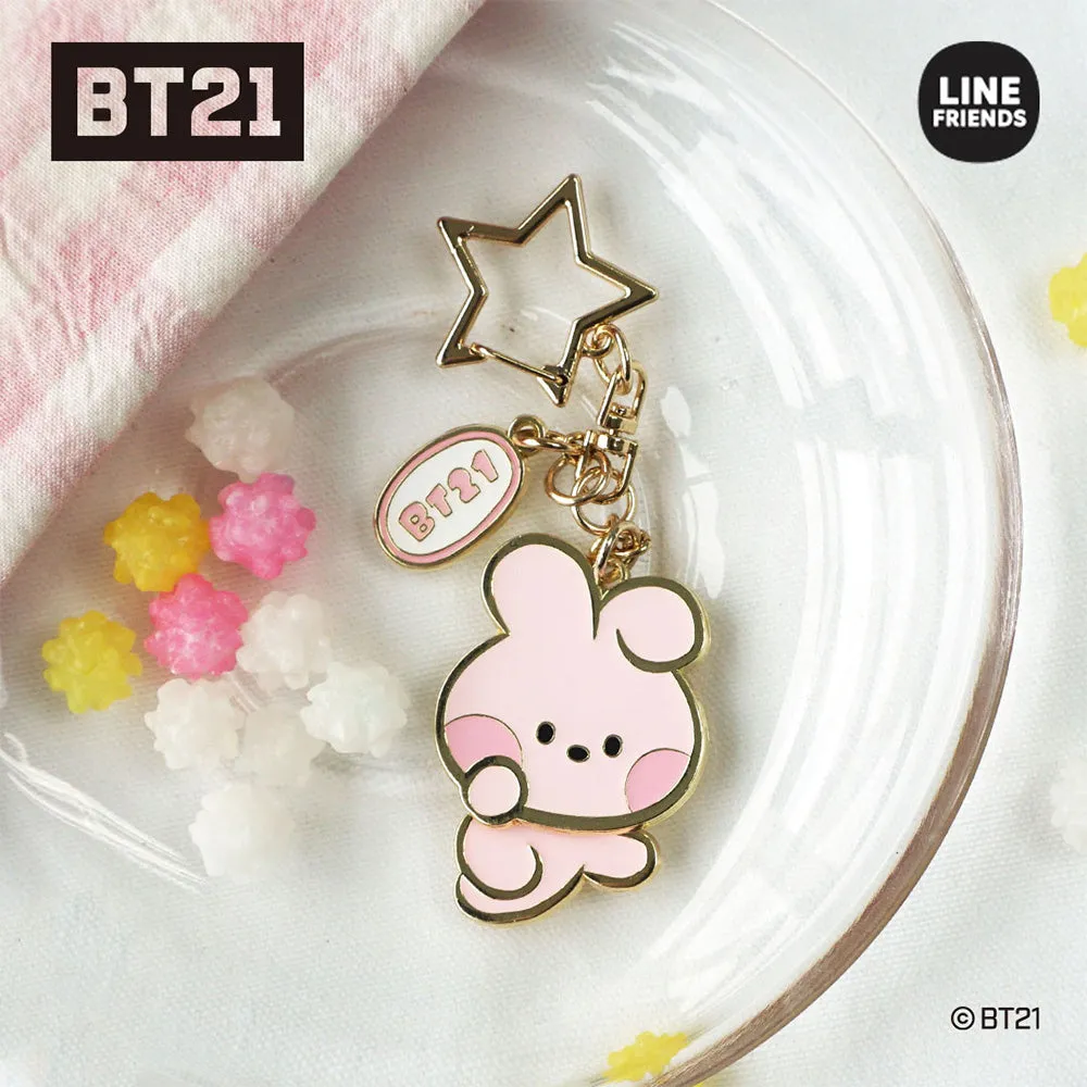 BT21 Minini Metal Yurayura Key Chain