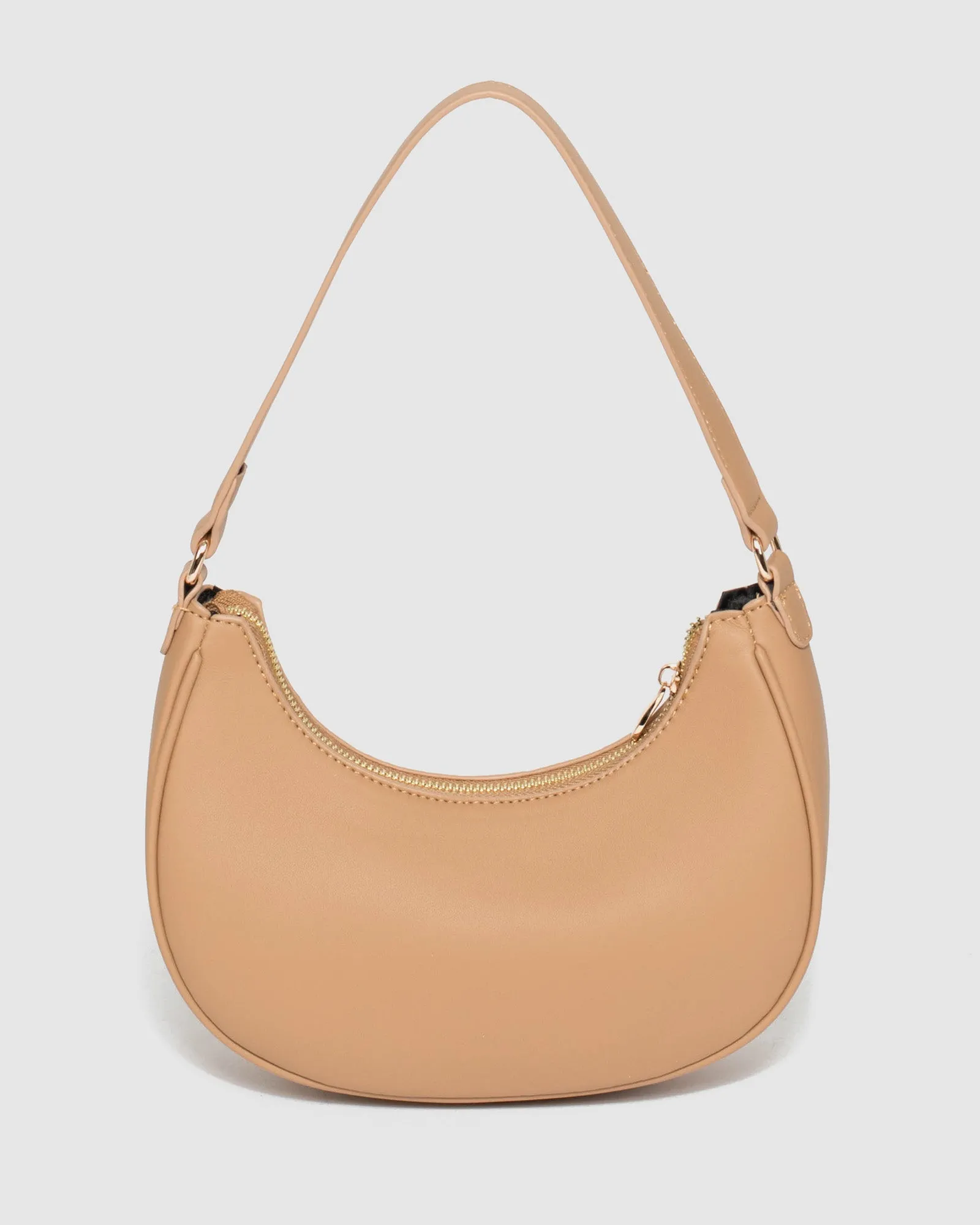 Caramel Jasmin Crescent Bag