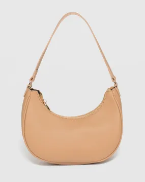 Caramel Jasmin Crescent Bag