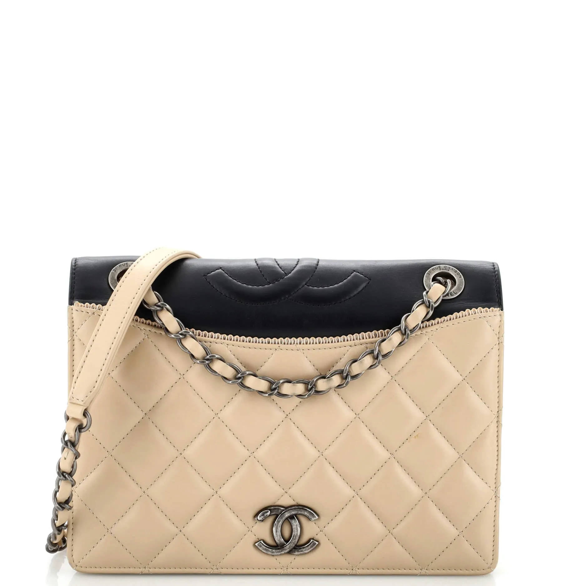 CHANEL Ballerine Flap Bag Quilted Lambskin Small