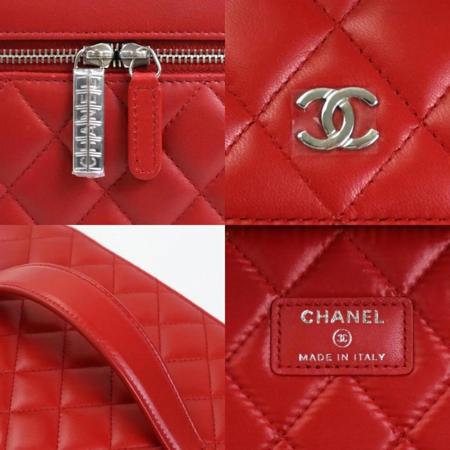 Chanel Vanity Leather Handbag (Pre-Owned)