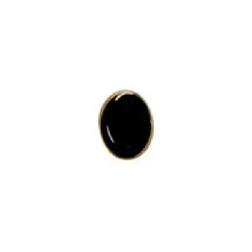 Dalaco Oval Onyx  Gold Plated Tie Tac