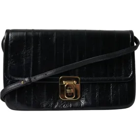 Dolce & Gabbana Elegant Eelskin Leather Shoulder Bag