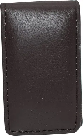 Genuine Leather Slim Magnetic Money Clip Money Bill Holder for Men