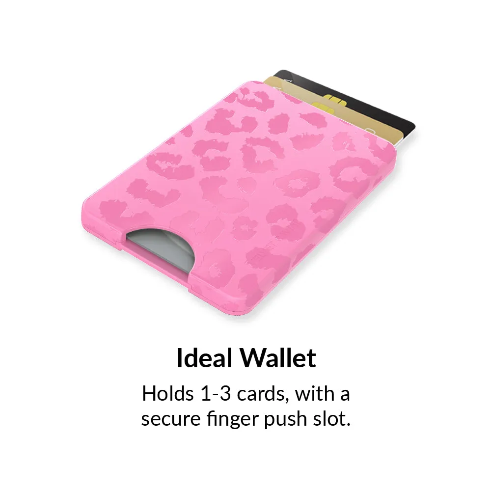 Hot Pink Leopard MagSafe Wallet