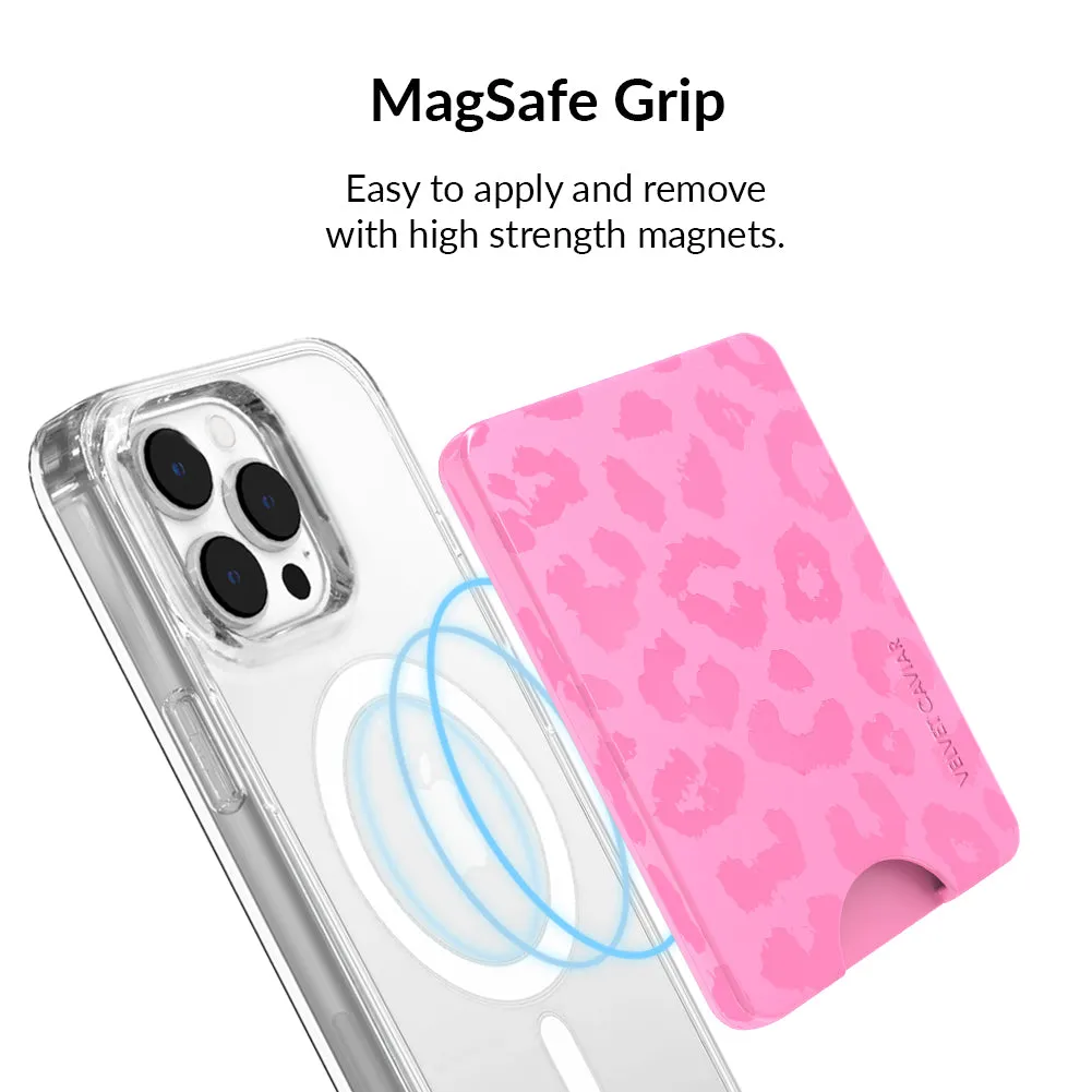 Hot Pink Leopard MagSafe Wallet