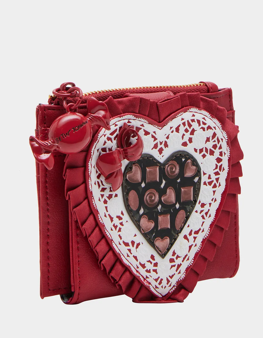 KITSCH BOX O CHOCOLATES BIFOLD WALLET RED