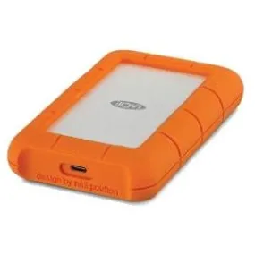 LaCie Rugged STFR4000800 4 TB Desktop Hard Drive - 2.5" External - Orange - USB Type C