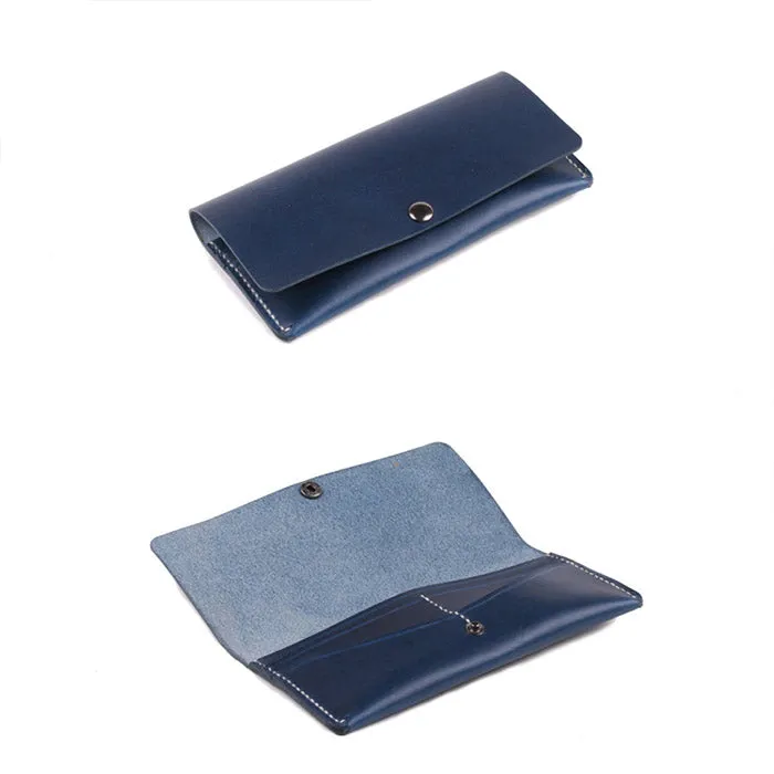 Ladies Slim Leather Billfolds Purse Long Wallets for Women