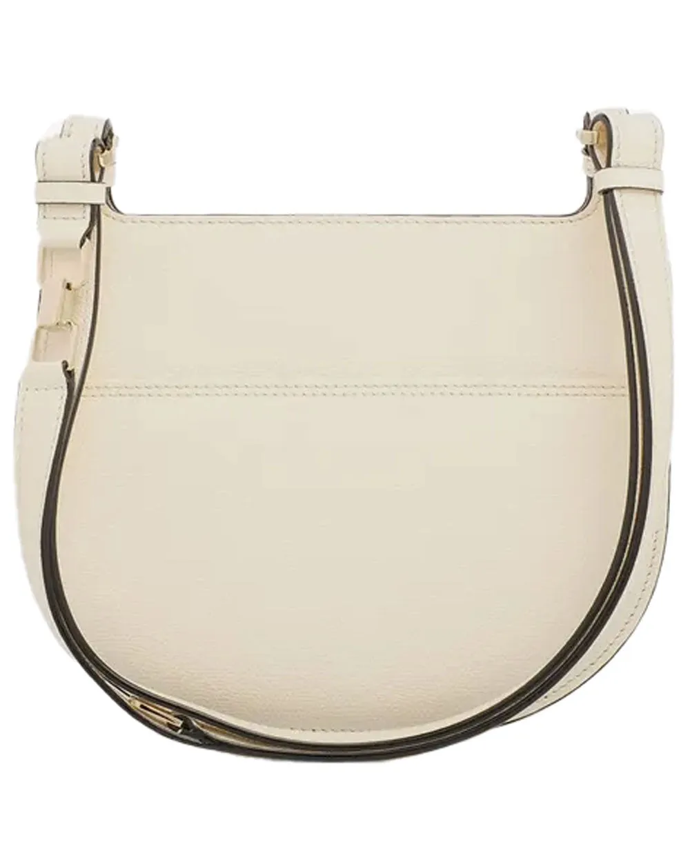 Mini Hobo Shoulder Bag in White