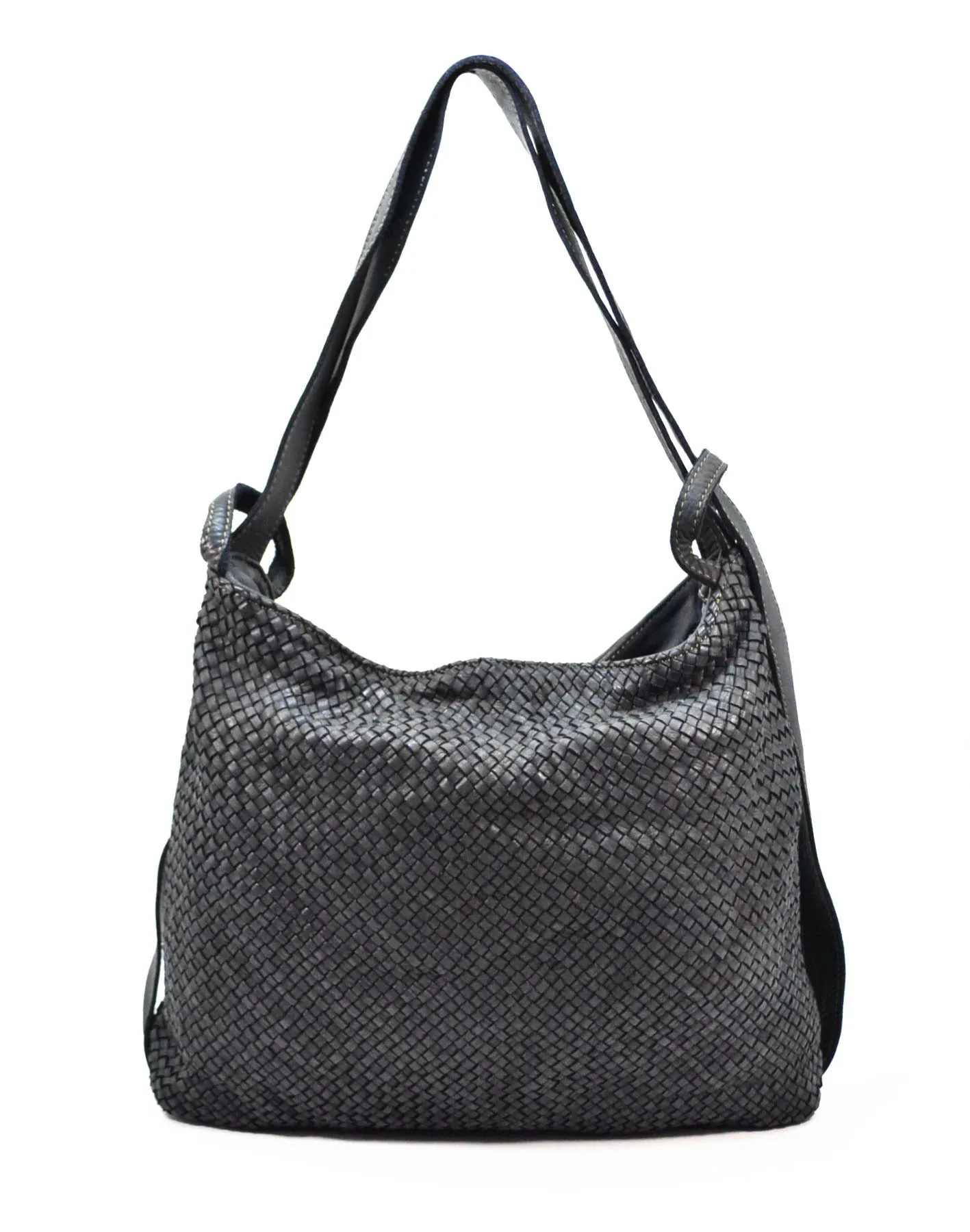 Textured leather shoulder bag wholesale