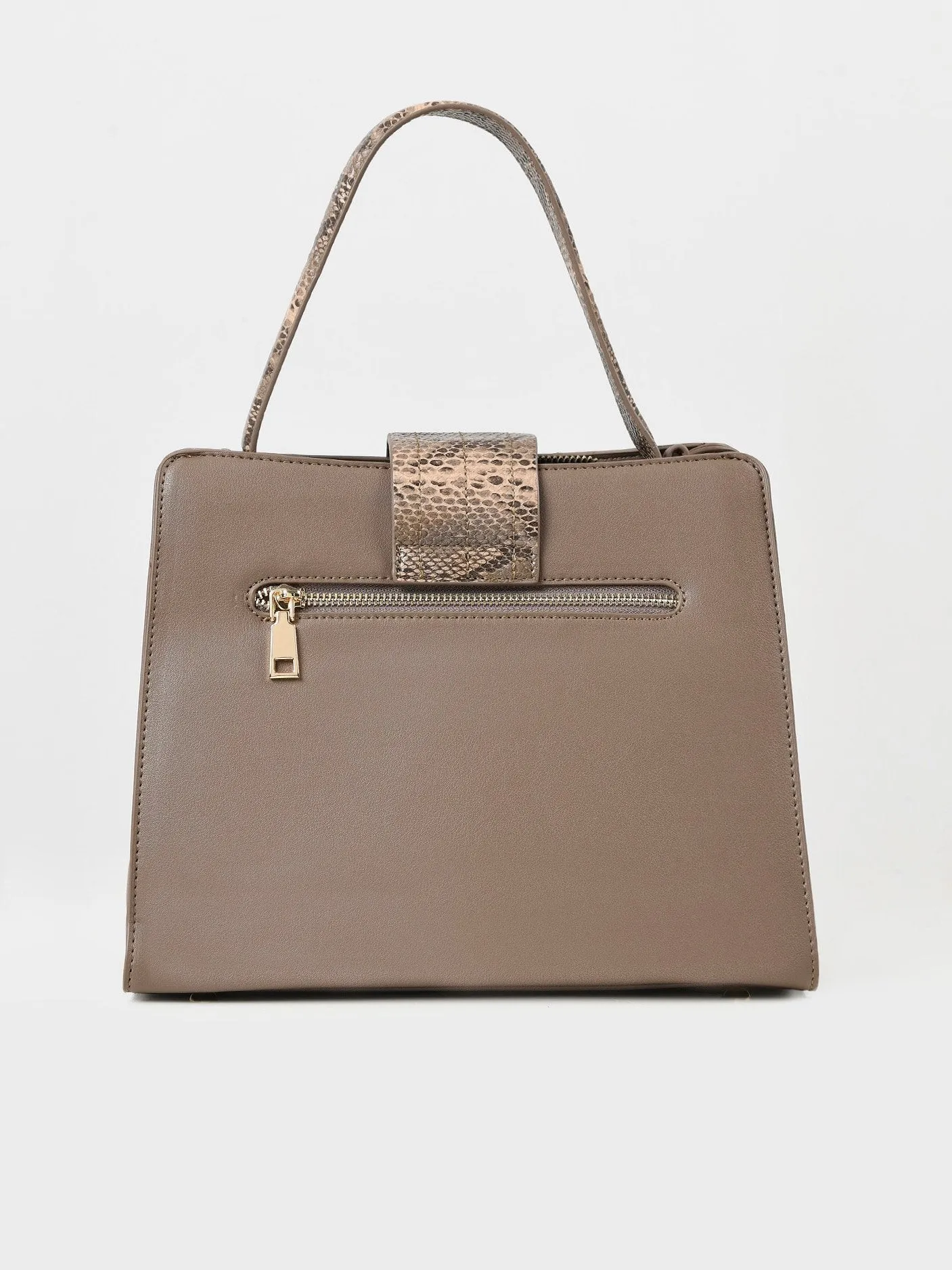 Textured Strap Shoulder Bag