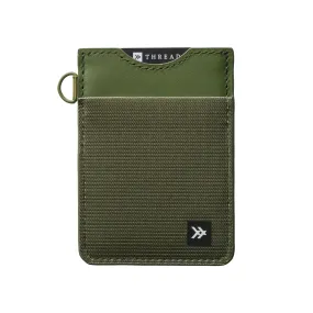 Thread Olive Vertical Wallet