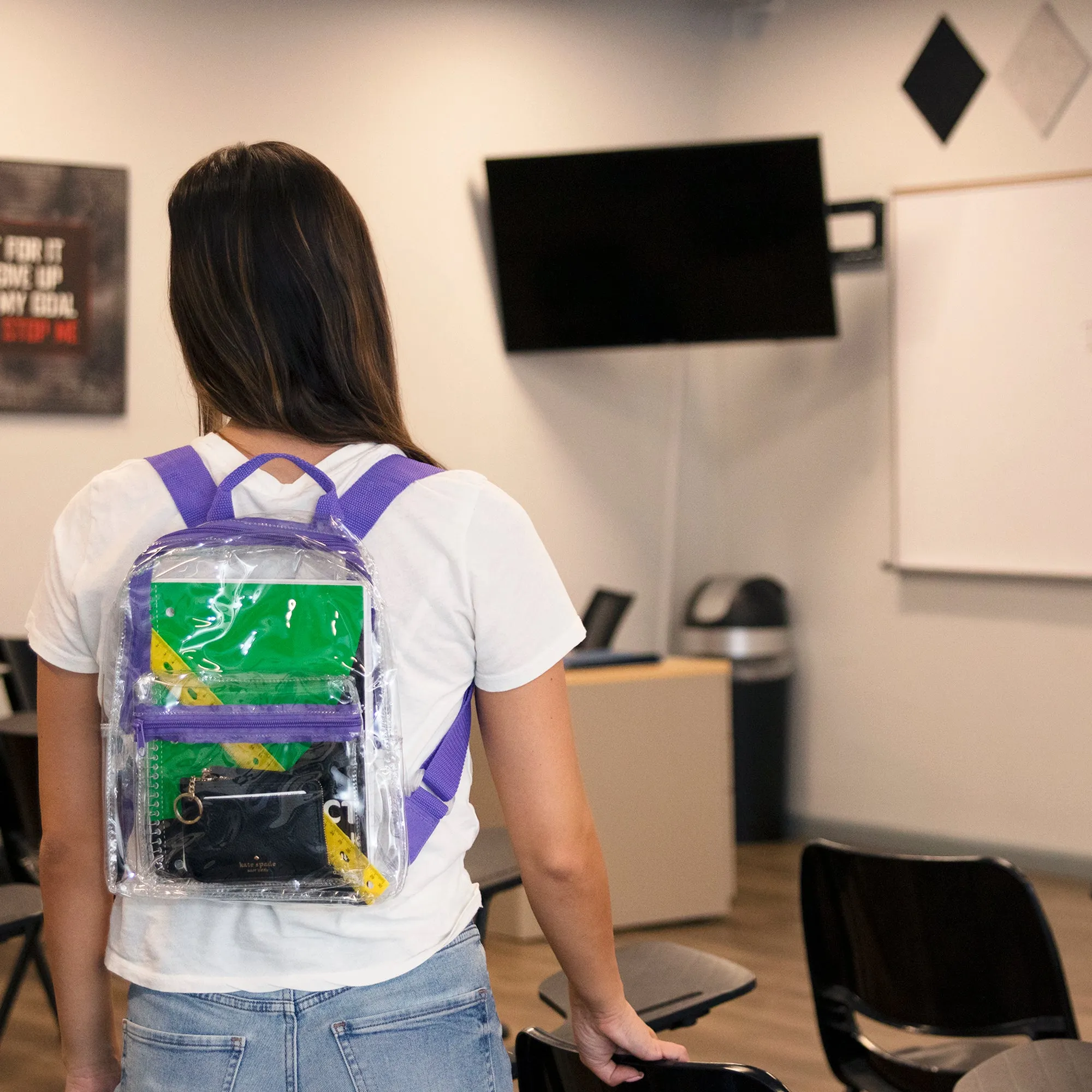 Trailmaker Mini Backpack Clear - Purple