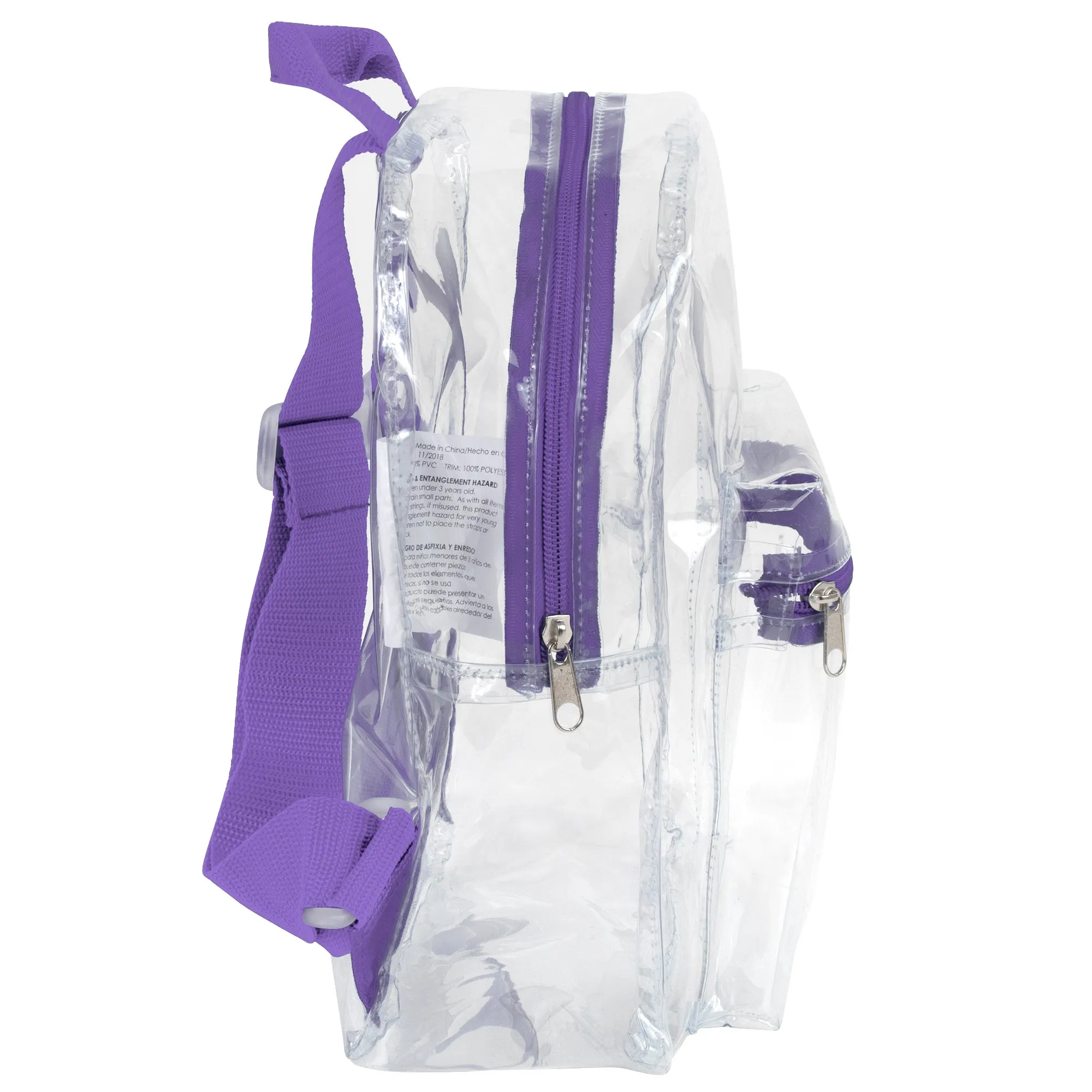 Trailmaker Mini Backpack Clear - Purple