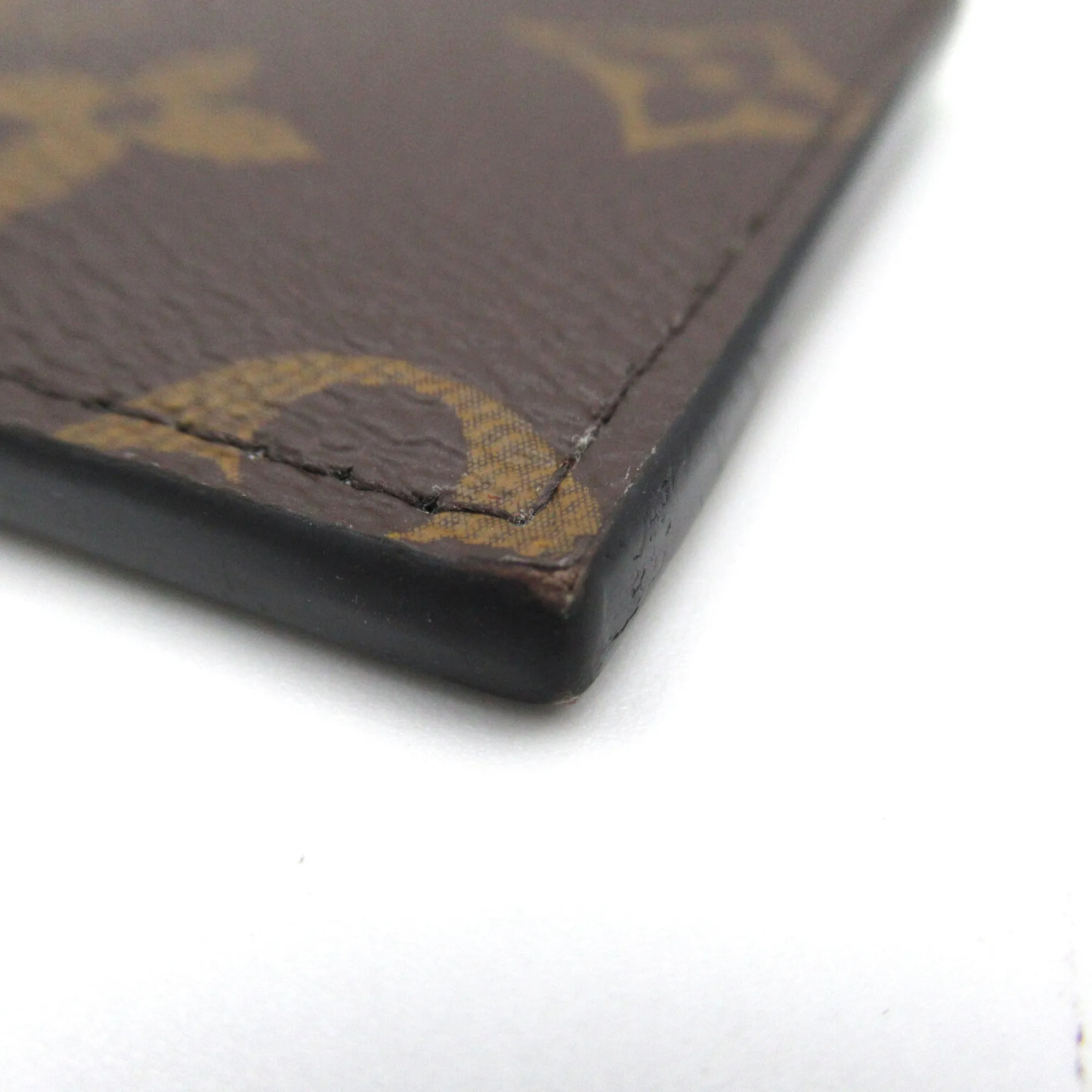 Trendy Inspired Louis Vuitton Coin Card Holder Brown Green Monogram Macassar Pvc Coated Canvas M81627