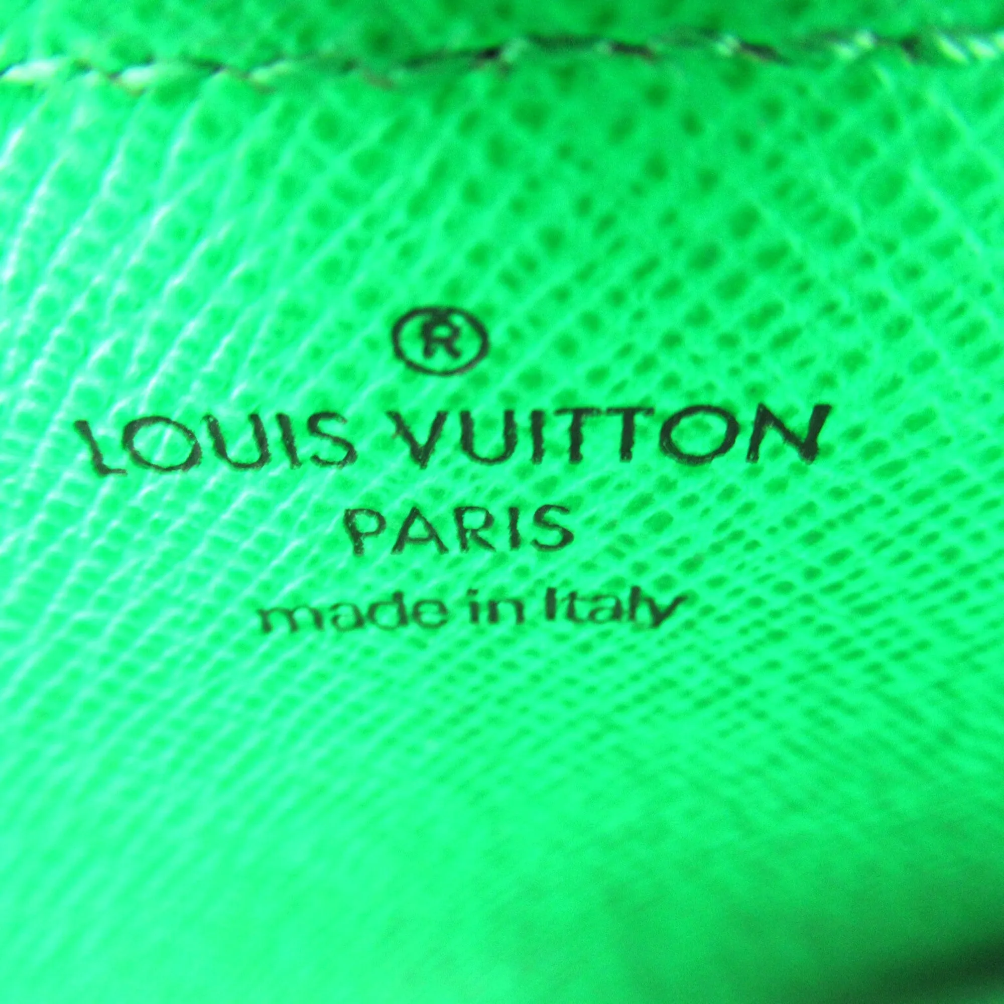 Trendy Inspired Louis Vuitton Coin Card Holder Brown Green Monogram Macassar Pvc Coated Canvas M81627