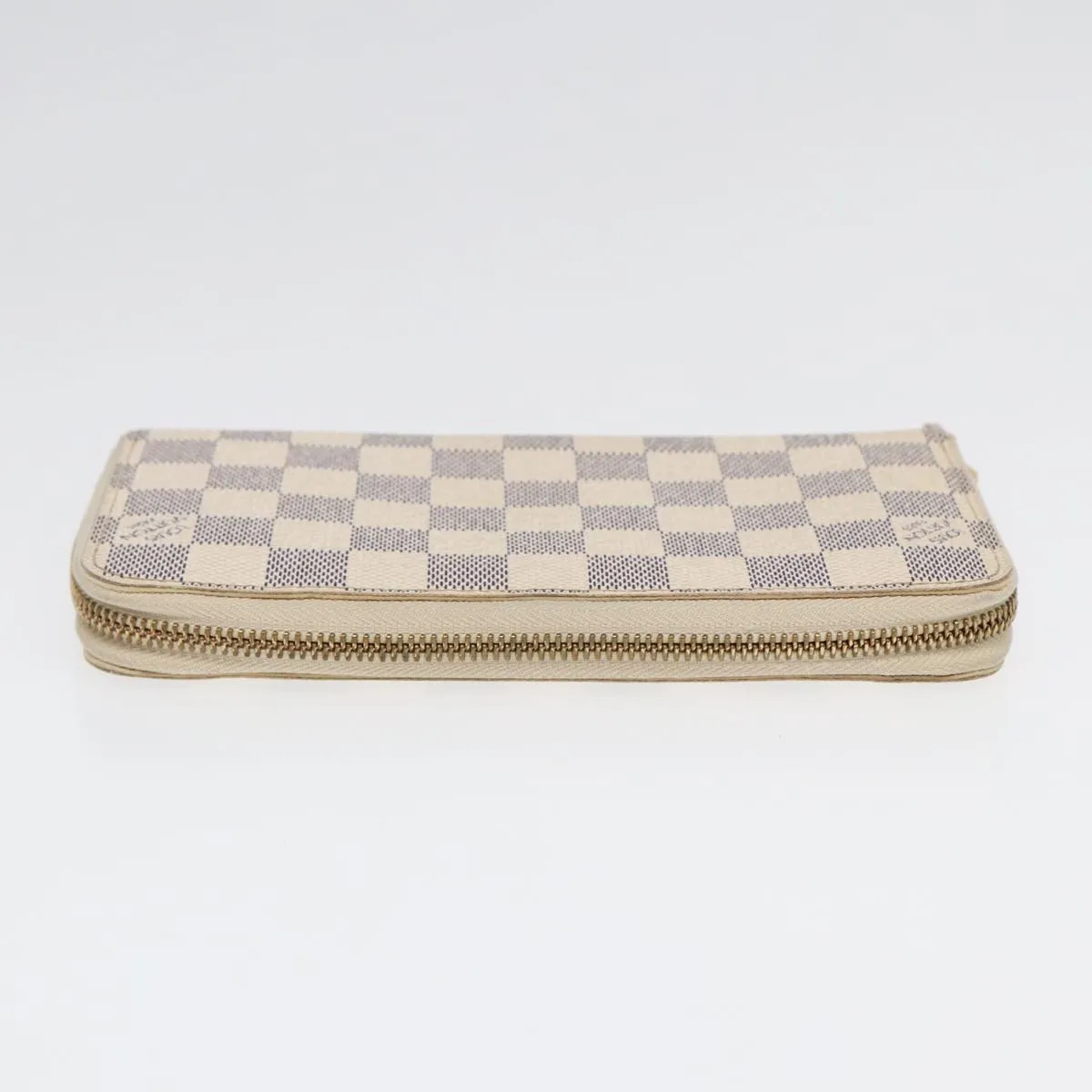 Trendy Inspired Louis Vuitton Damier Azur Zippy Wallet Long Wallet N63503 Lv Auth 88032