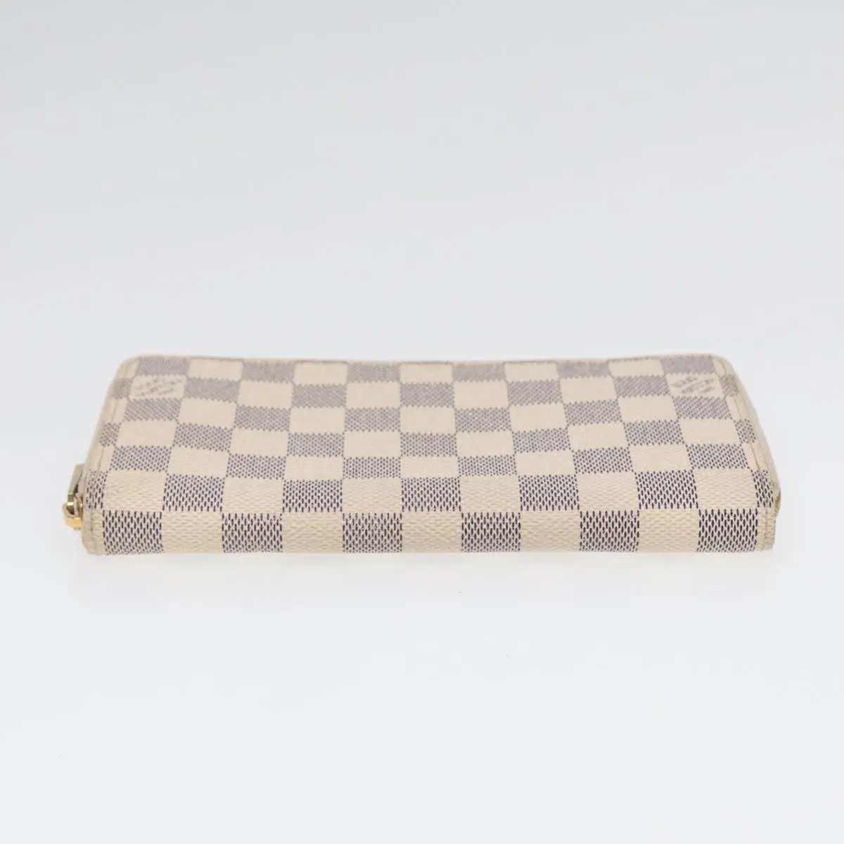 Trendy Inspired Louis Vuitton Damier Azur Zippy Wallet Long Wallet N63503 Lv Auth 88032