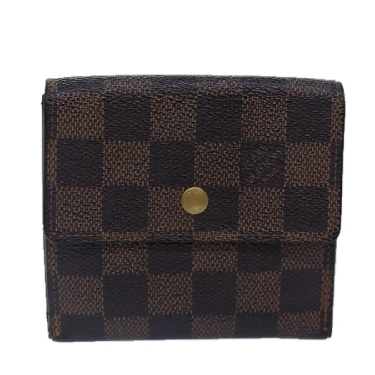 Trendy Inspired Louis Vuitton Damier Ebene Porte Monnaie Billets Cartes N61652 Lv Auth Bs17097