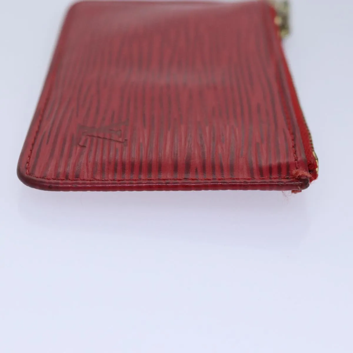 Trendy Inspired Louis Vuitton Epi Pochette Cles Coin Purse Red M63807 Lv Auth 89105