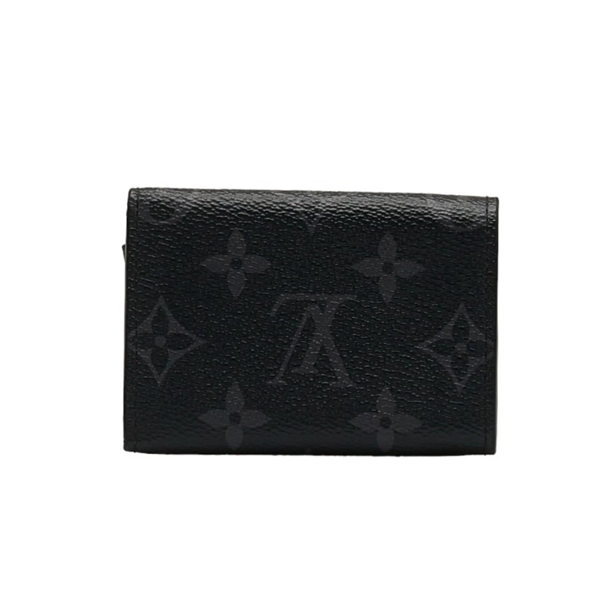 Trendy Inspired Louis Vuitton Monogram Eclipse Reverse Discovery Trifold Wallet M45417 Gray Pvc Leather Men's