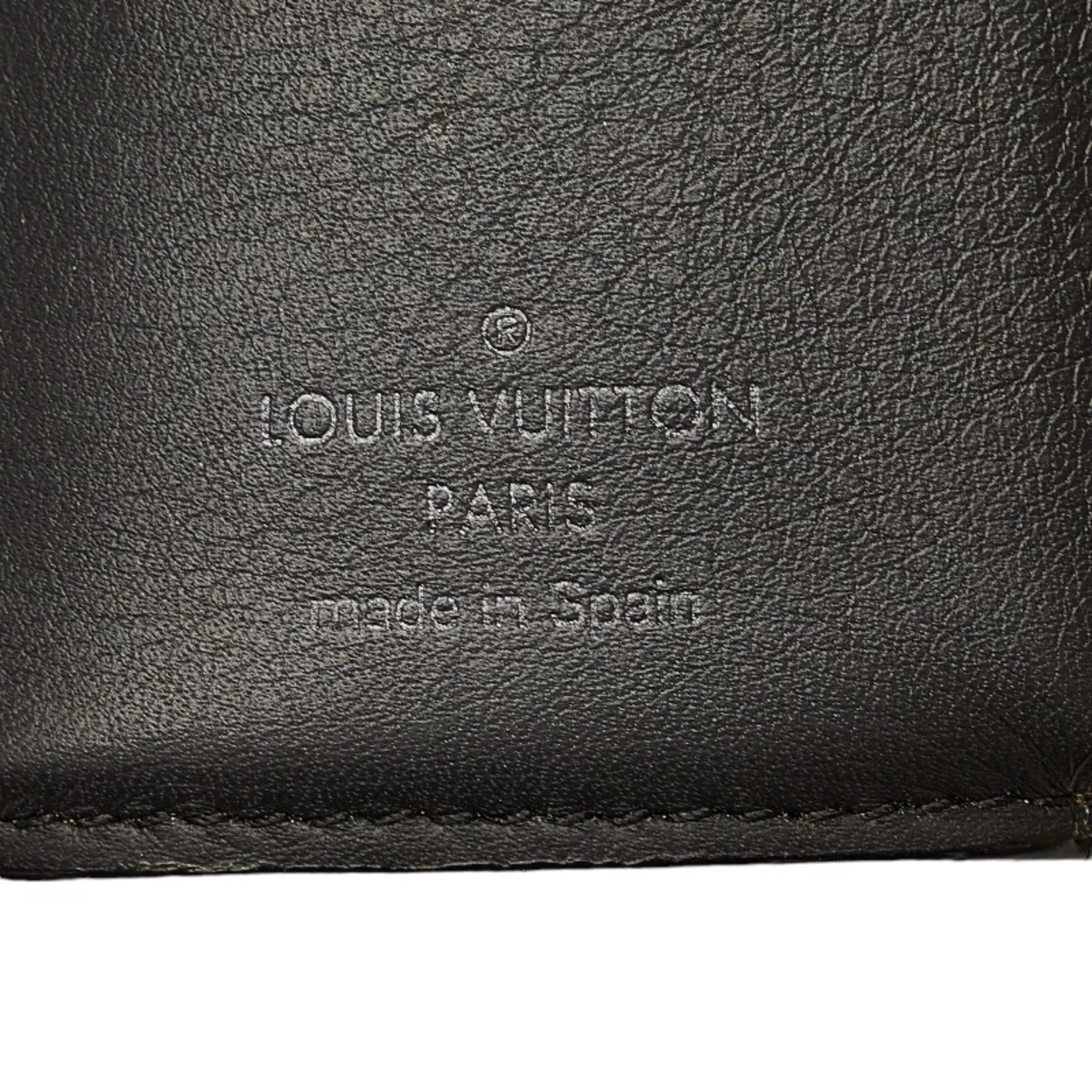 Trendy Inspired Louis Vuitton Monogram Eclipse Reverse Discovery Trifold Wallet M45417 Gray Pvc Leather Men's