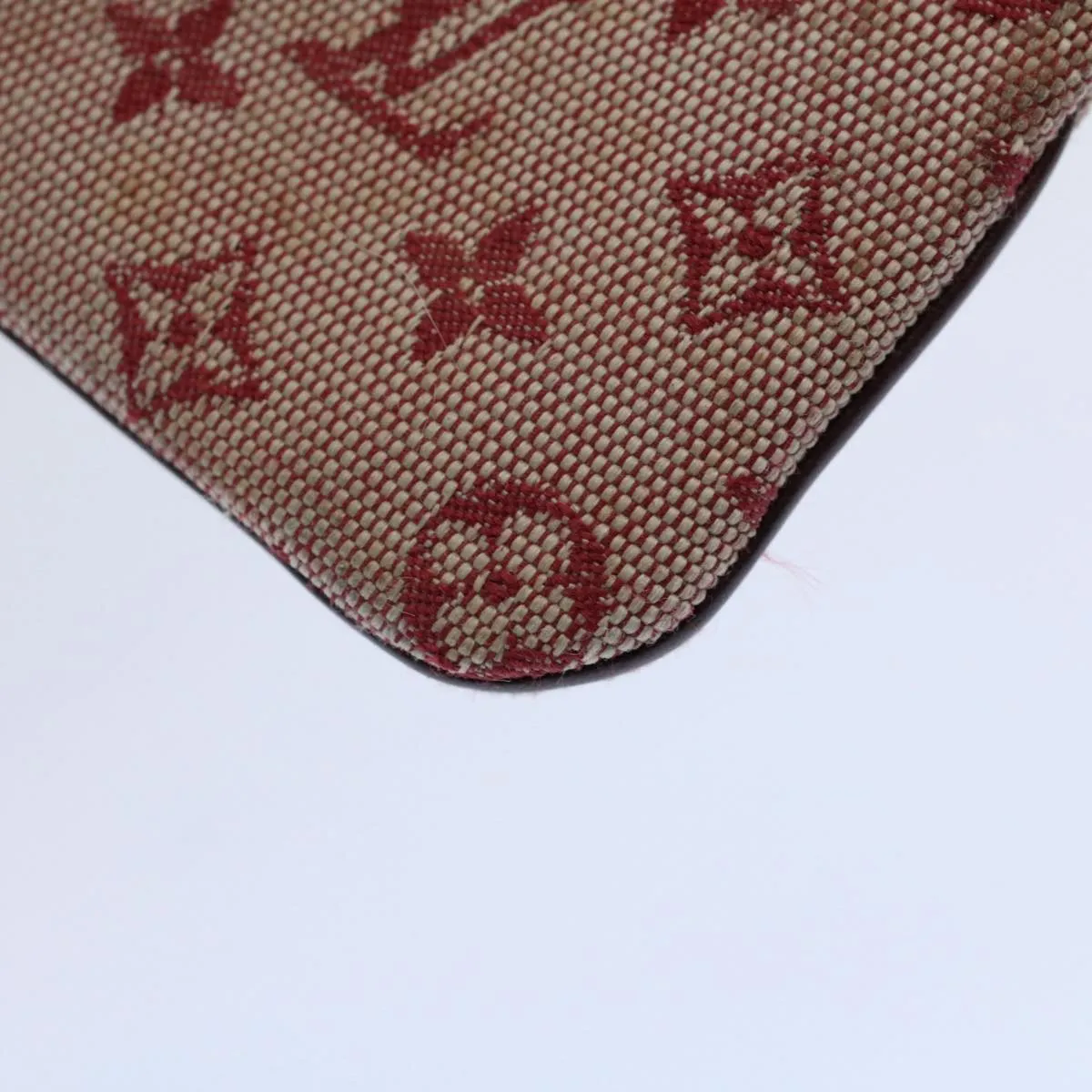 Trendy Inspired Louis Vuitton Monogram Mini Pochette Cles Coin Purse Red M92238 Lv Auth 58988