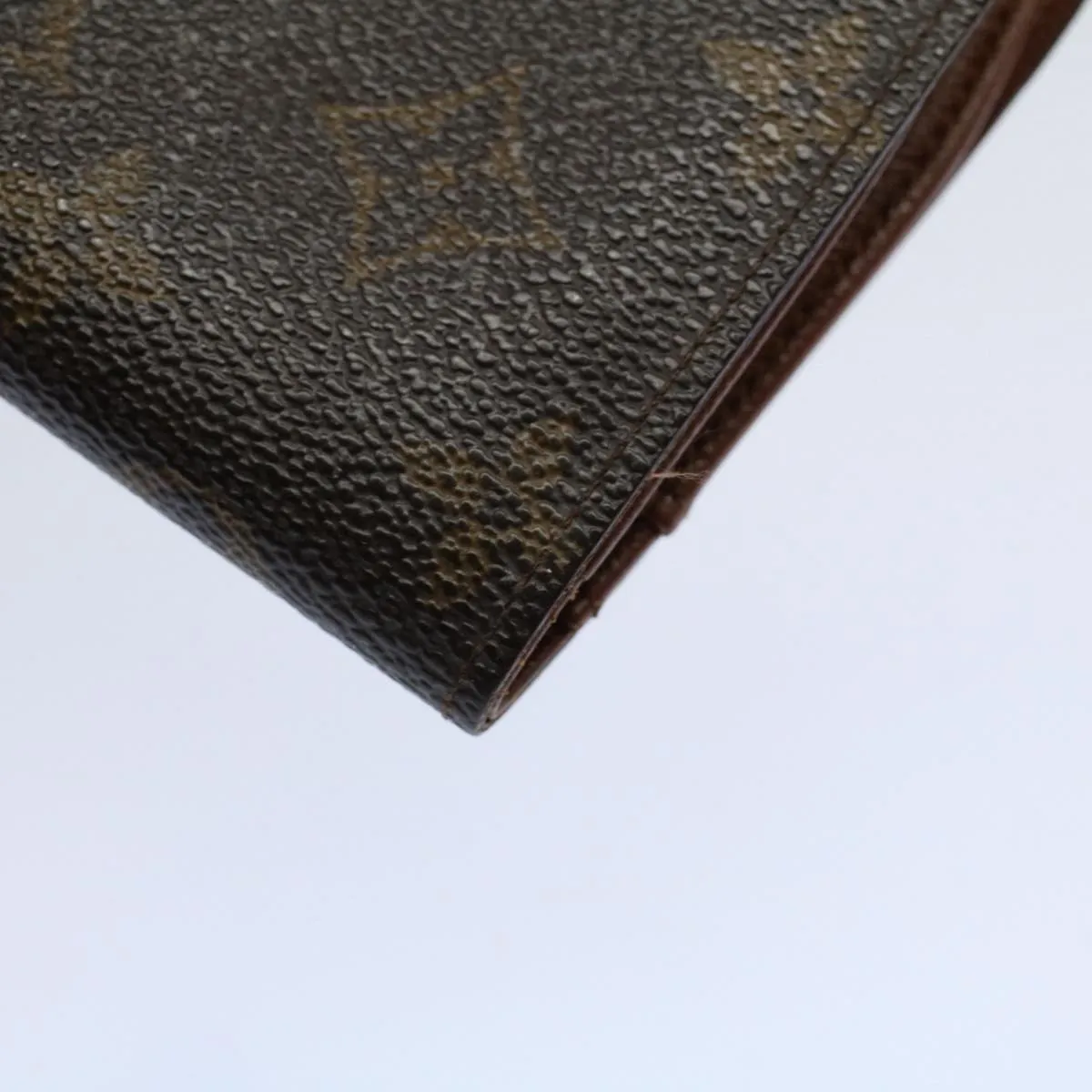 Trendy Inspired Louis Vuitton Monogram Porte Monnaie Billets Viennois Wallet M61663 Auth Bs9452