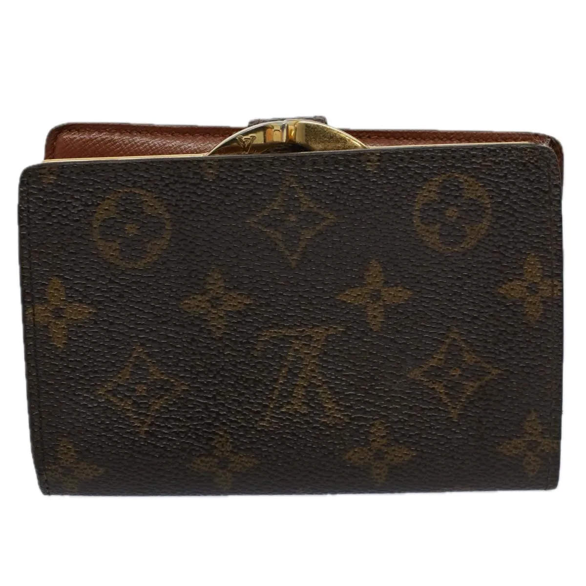 Trendy Inspired Louis Vuitton Monogram Porte Monnaie Billets Viennois Wallet M61663 Auth Bs9452