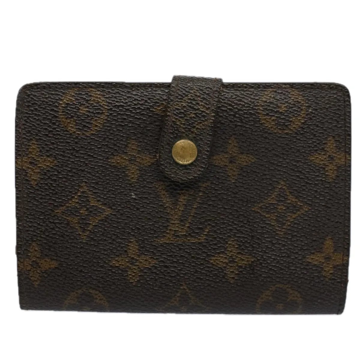 Trendy Inspired Louis Vuitton Monogram Porte Monnaie Billets Viennois Wallet M61663 Auth Bs9452