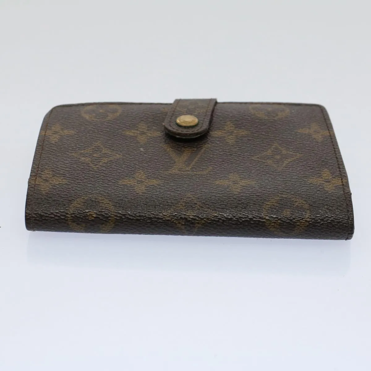 Trendy Inspired Louis Vuitton Monogram Porte Monnaie Billets Viennois Wallet M61663 Auth Bs9452