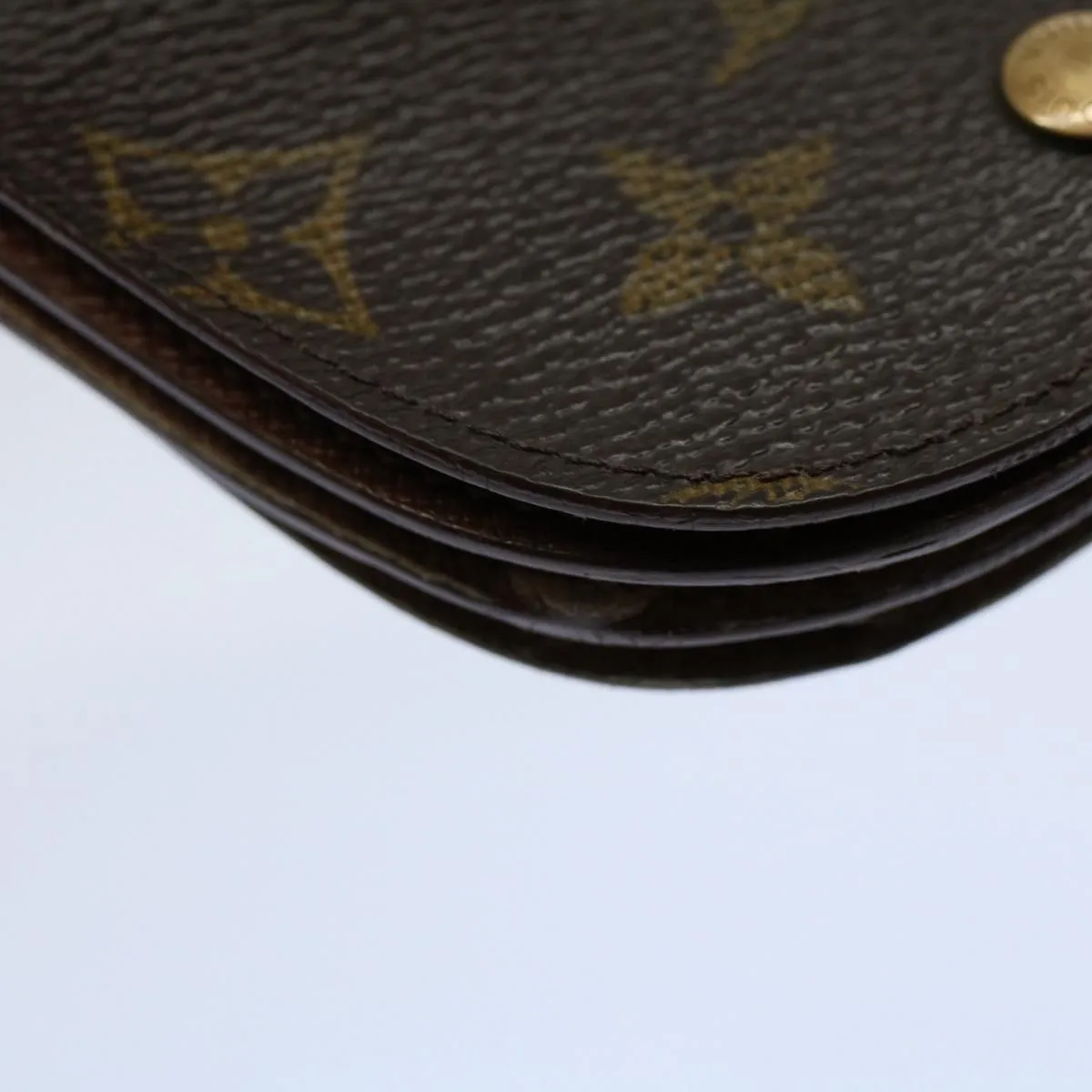 Trendy Inspired Louis Vuitton Monogram Porte Monnaie Guze Coin Purse M61970 Lv Auth 56124