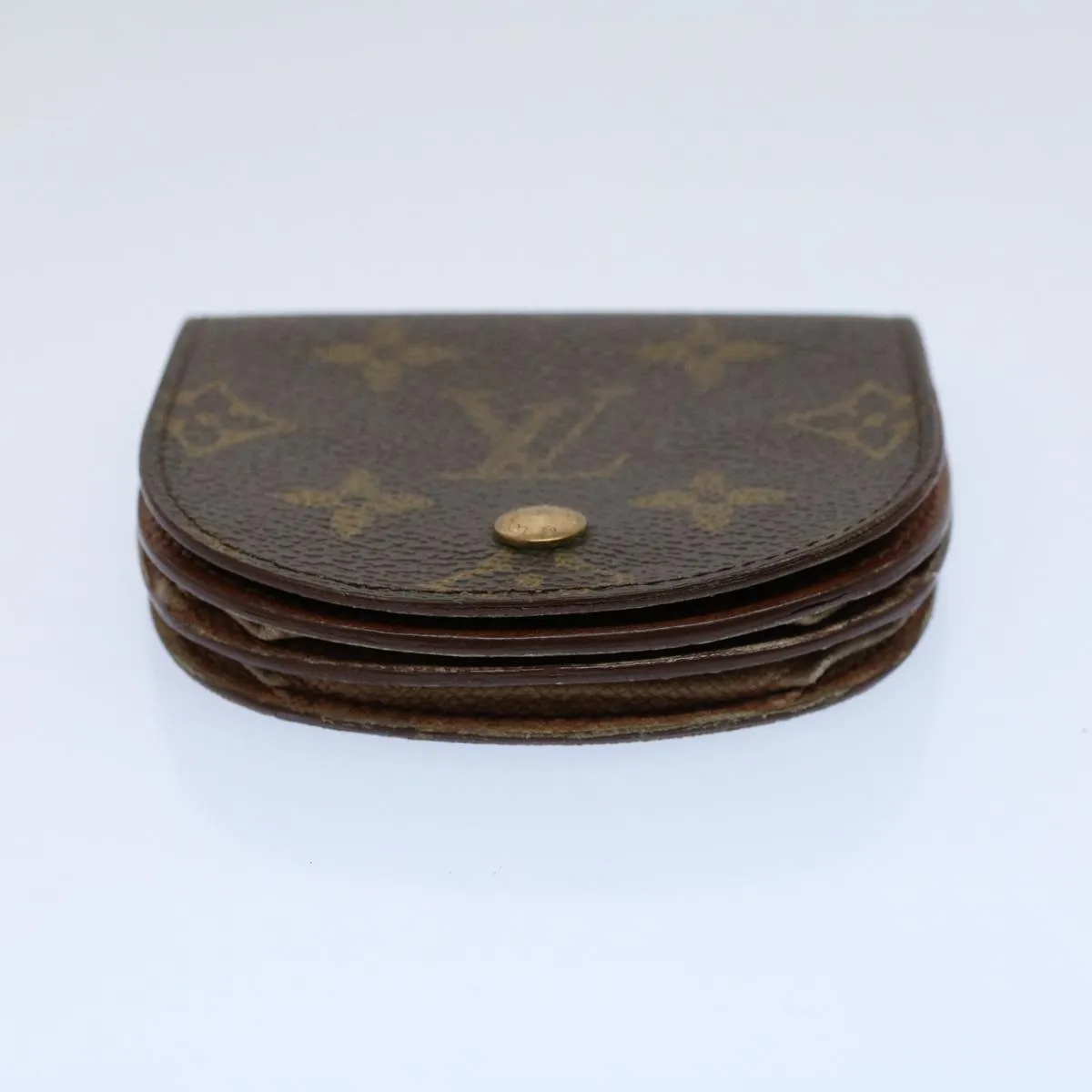 Trendy Inspired Louis Vuitton Monogram Porte Monnaie Guze Coin Purse M61970 Lv Auth 56124