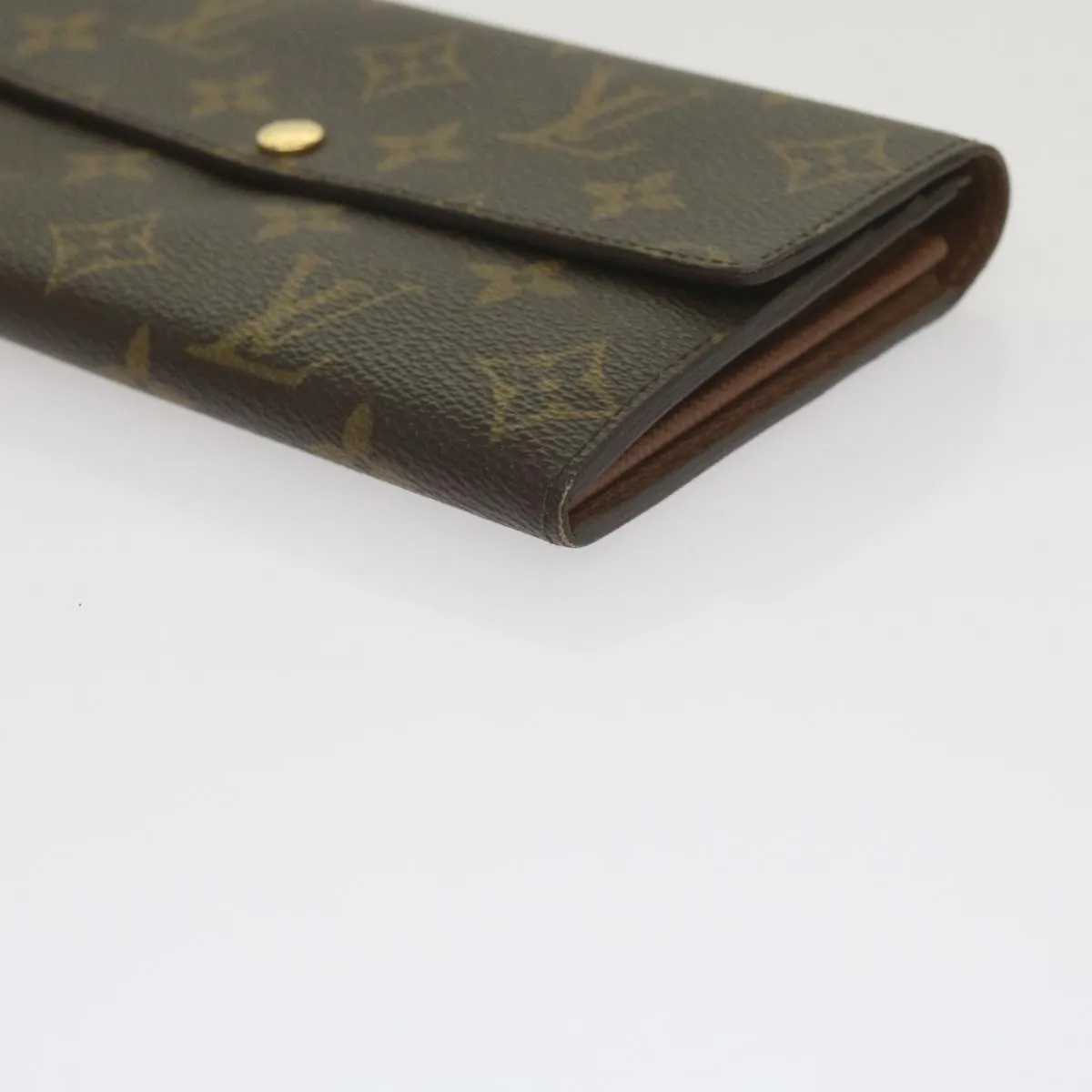 Trendy Inspired Louis Vuitton Monogram Portefeuille Sarah Long Wallet M60531 Lv Auth Am5355