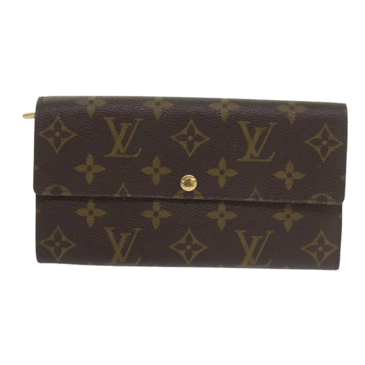 Trendy Inspired Louis Vuitton Monogram Portefeuille Sarah Long Wallet M60531 Lv Auth Am5355