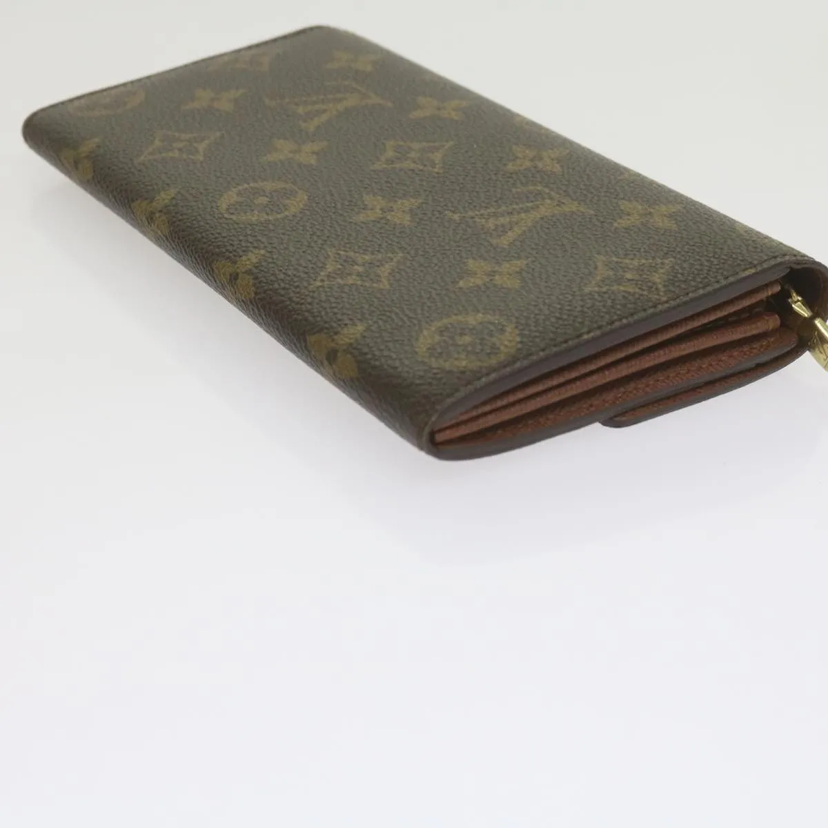 Trendy Inspired Louis Vuitton Monogram Portefeuille Sarah Long Wallet M60531 Lv Auth Am5355