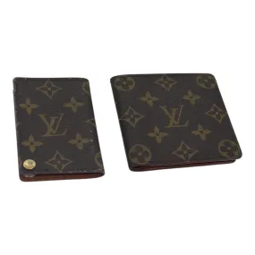 Trendy Inspired Louis Vuitton Monogram Wallet 2set Lv Auth Bs17454