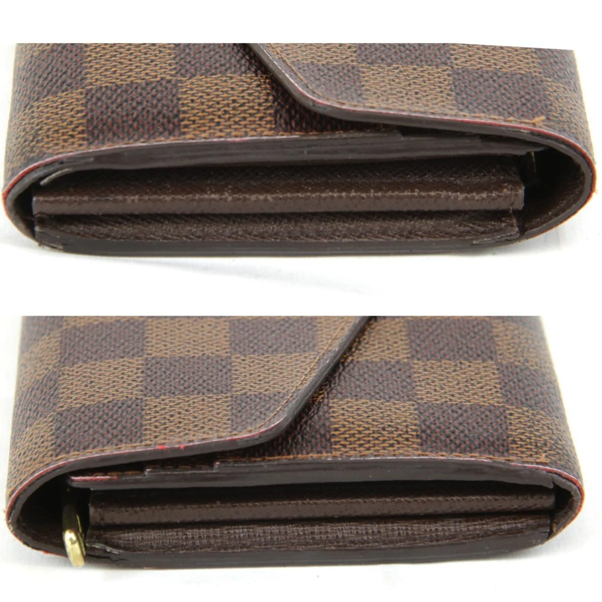 Trendy Inspired Louis Vuitton Portefeuille Sara N63209 Long Wallet Damier Canvas Women's