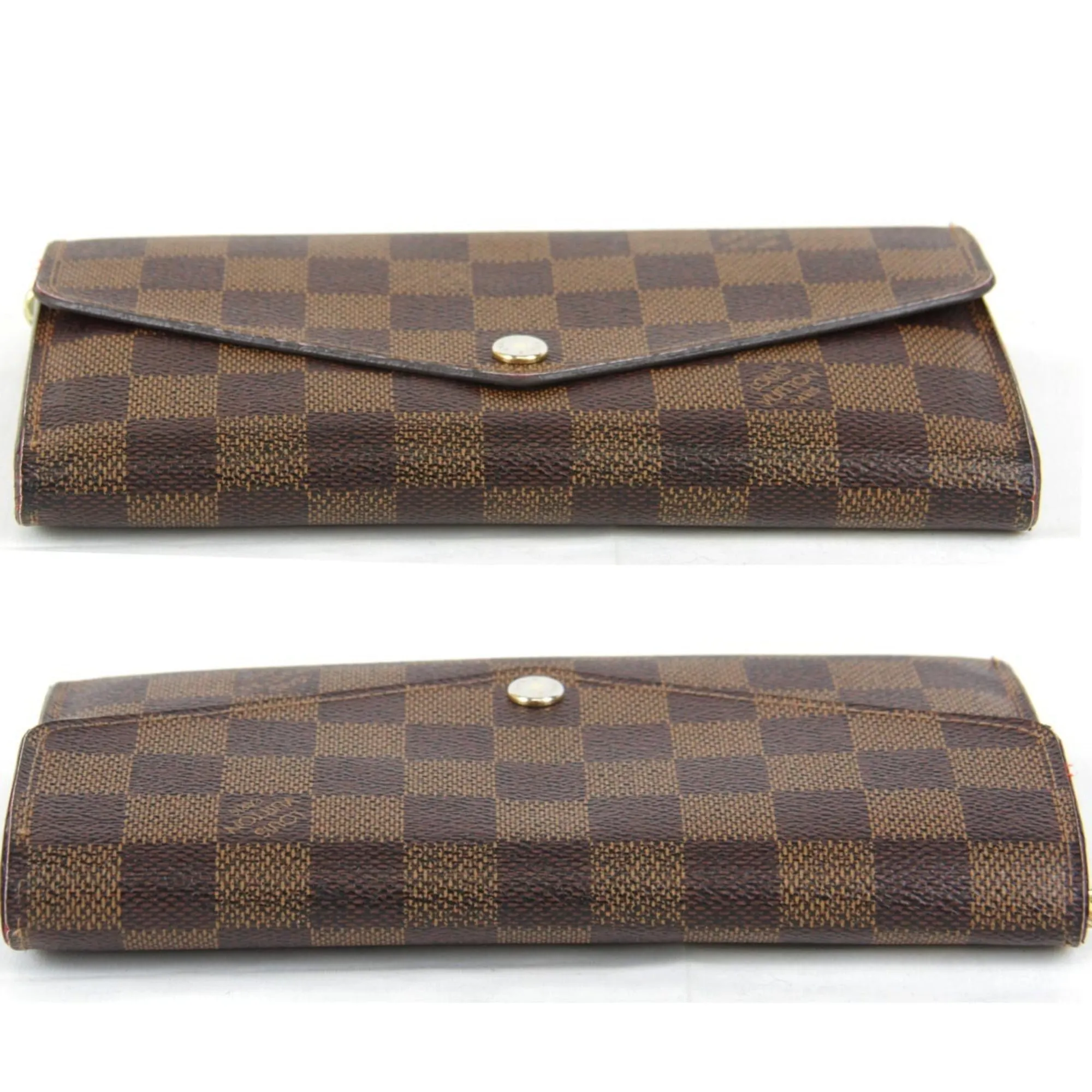 Trendy Inspired Louis Vuitton Portefeuille Sara N63209 Long Wallet Damier Canvas Women's