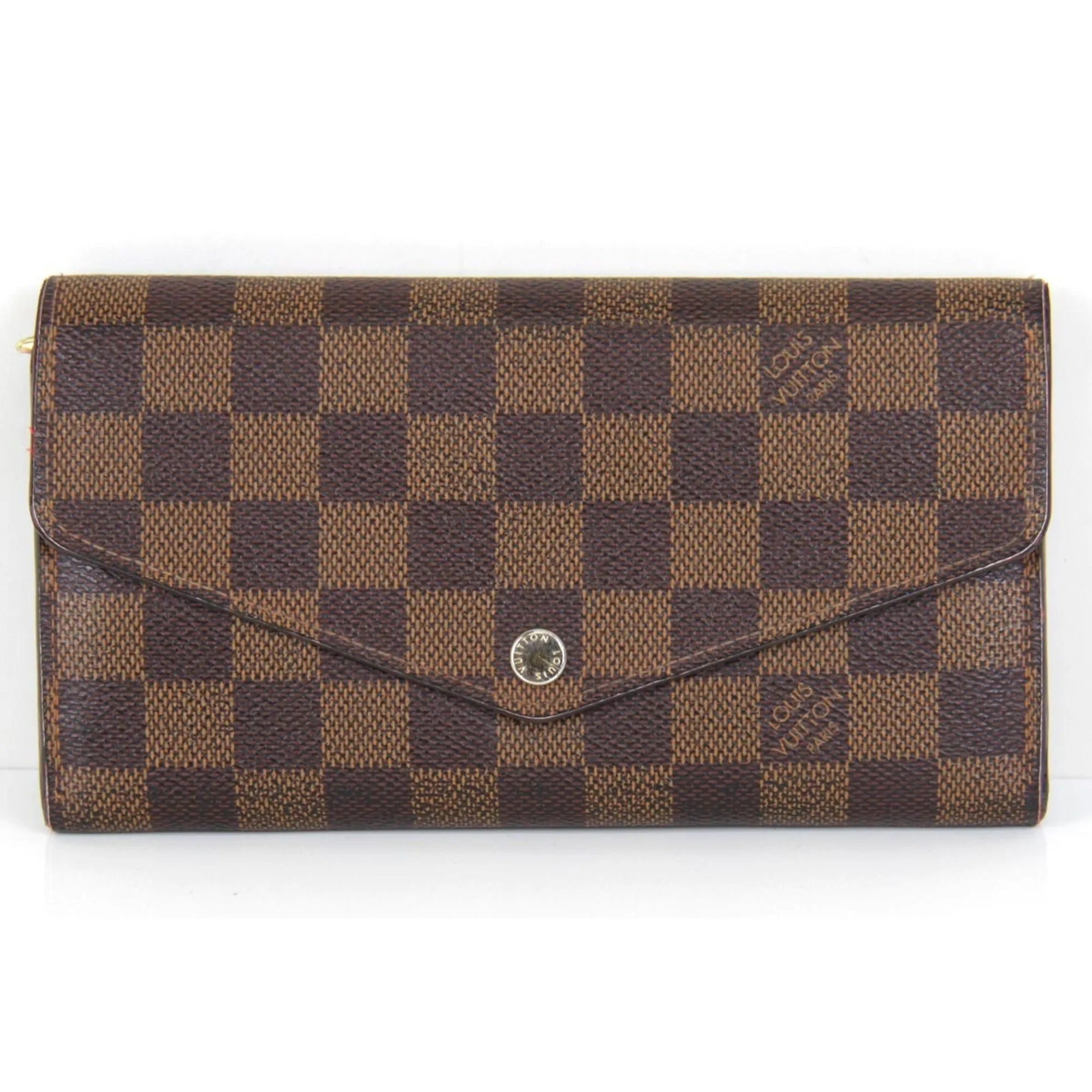 Trendy Inspired Louis Vuitton Portefeuille Sara N63209 Long Wallet Damier Canvas Women's